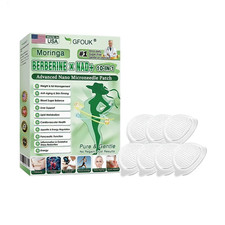 1/3/5/6/10 Box Moringa Berberine 10in1 Advanced Nano Microneedle Patch 7pcs/box