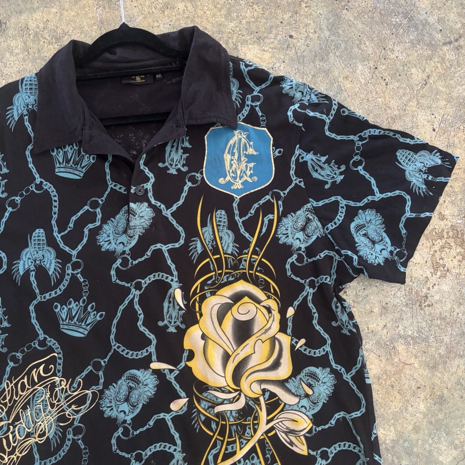Ed Hardy/Christian Audigier polo shirt Tshirt XL image 4
