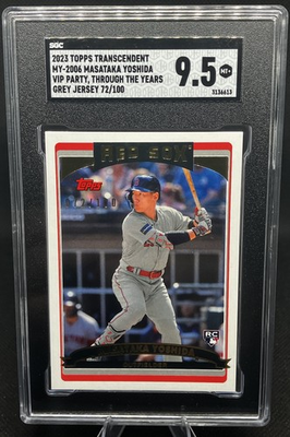 #ad 2023 Topps Transcendent Masataka Yoshida Rookie 100 RC SGC 9.5 No. My 2006 $34.88