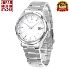 Seiko Selection SBPX143 Silver Dial Solar Sapphire Stainless Steel Men Watch NEW