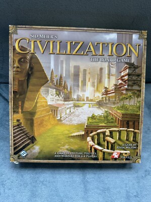 Sid Meier's Civilization: The Board Game :   2010    100% Complete, Open Box