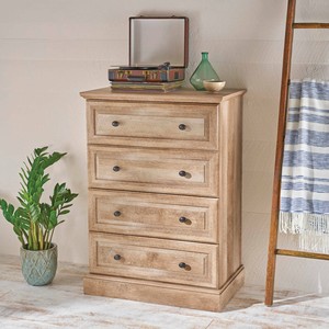 Bedroom Dresser 4 Drawer Furniture Heavy Duty Metal Runner ...