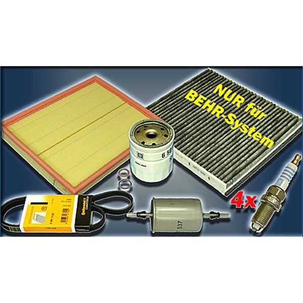 Inspektionskit Filter Satz Paket XXL Opel Astra G 1,4 16V 1,6 16V 90 75 101PS-image