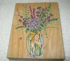 Hero Arts - Rubber Stamp - Marion's Bouquet - X-Large Size - Pretty Stamp