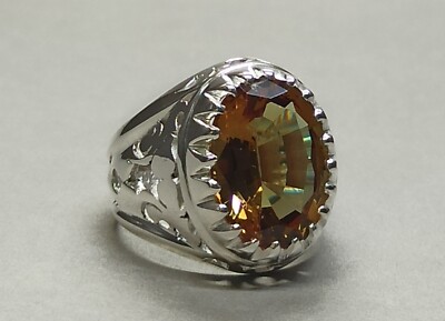 Color Changing Gemstone Alexandrite Ring 925 Sterling Silver Handmade Mens Ring