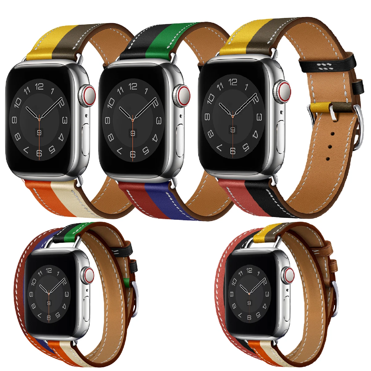 Apple Watch Genuine Leather Double Tour Strap