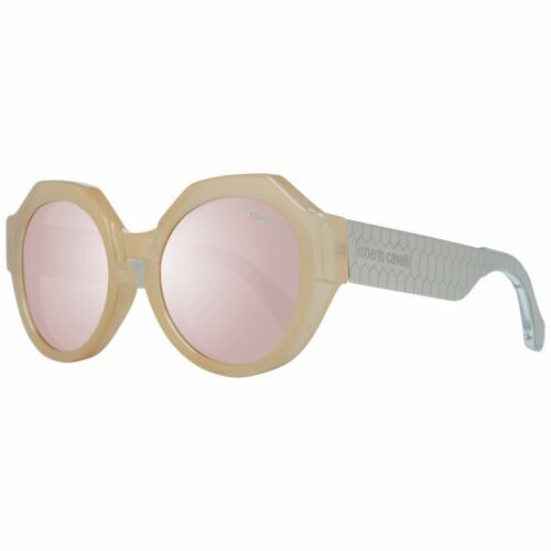 ROBERTO CAVALLI SRC031 9LHX POWDER BEIGE/GOLD GREY AUTHENTIC  display picture 3