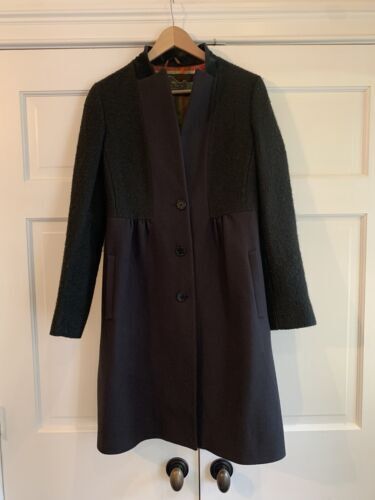 Etro 90s Velvet Tailored Coat Orange Made in Italy Limited Edition