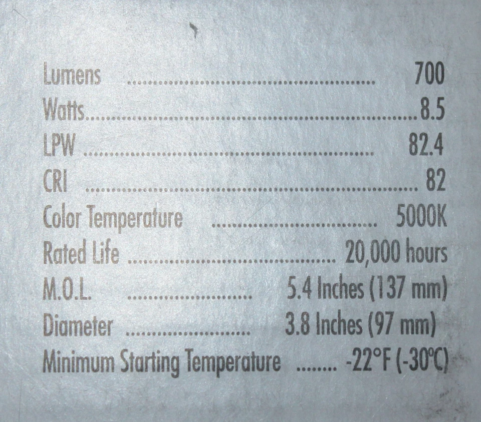 (6 pack) TCP (65W) 8.5W LED 5000K Daylight BR30 Flood 700 Lumens Light Bulb NEW - Image 3 of 3