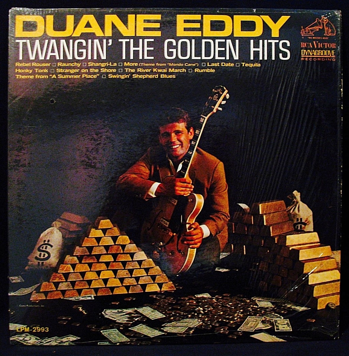 DUANE EDDY-Twangin' The Golden Hits-RCA VICTOR #LPM 2993-1st Press
