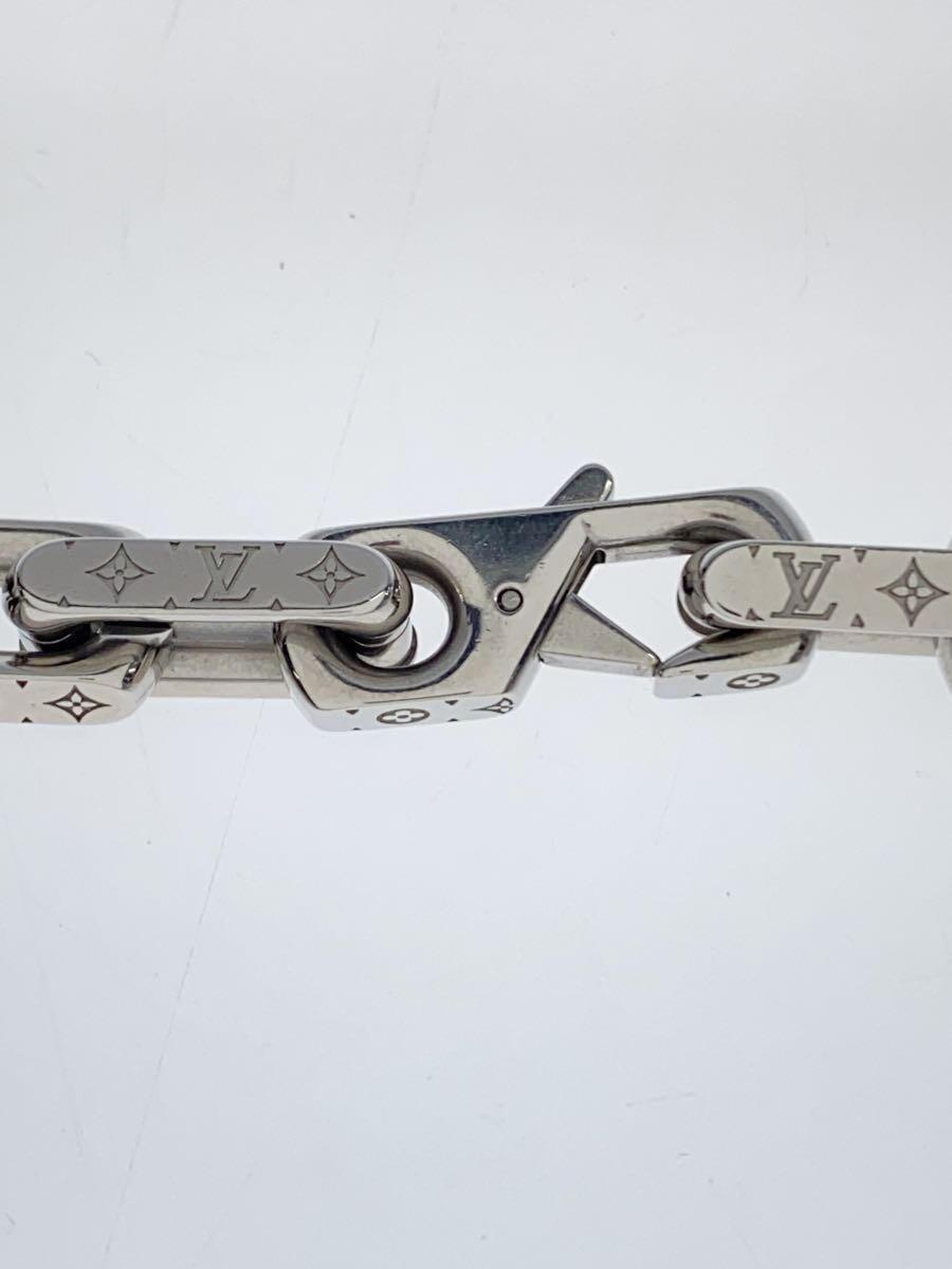 LOUIS VUITTON Necklace M00307 Monogram Flower LV Silver LOUIS VUITTON Necklace M00307 Monogram Flower LV Silver