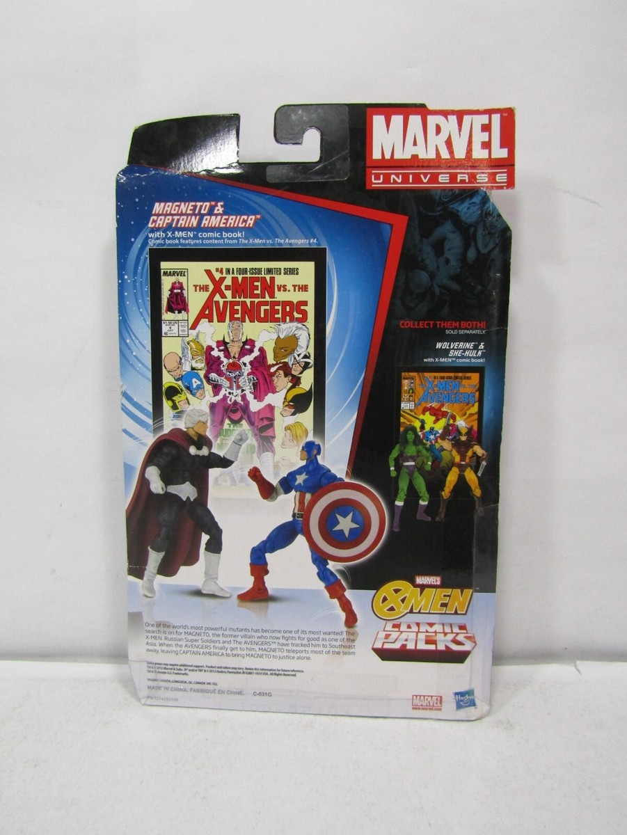アメコミ HASBRO MARVEL UNIVERSE COMIC PACKS X-MEN Hasbro Marvel Universe X-Men Comic Packs Magneto Captain