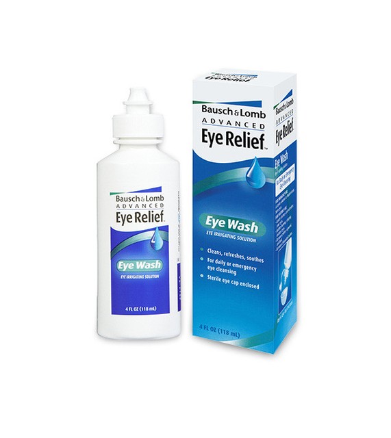 Eye Wash Solution 4 oz. (118mL) Bausch & Lomb Advanced Eye Wash Exp 09/