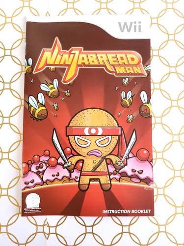 Ninjabread Man (Nintendo Wii, 2007) CIB Complete, Fast Shipping - TESTED - Picture 13 of 14