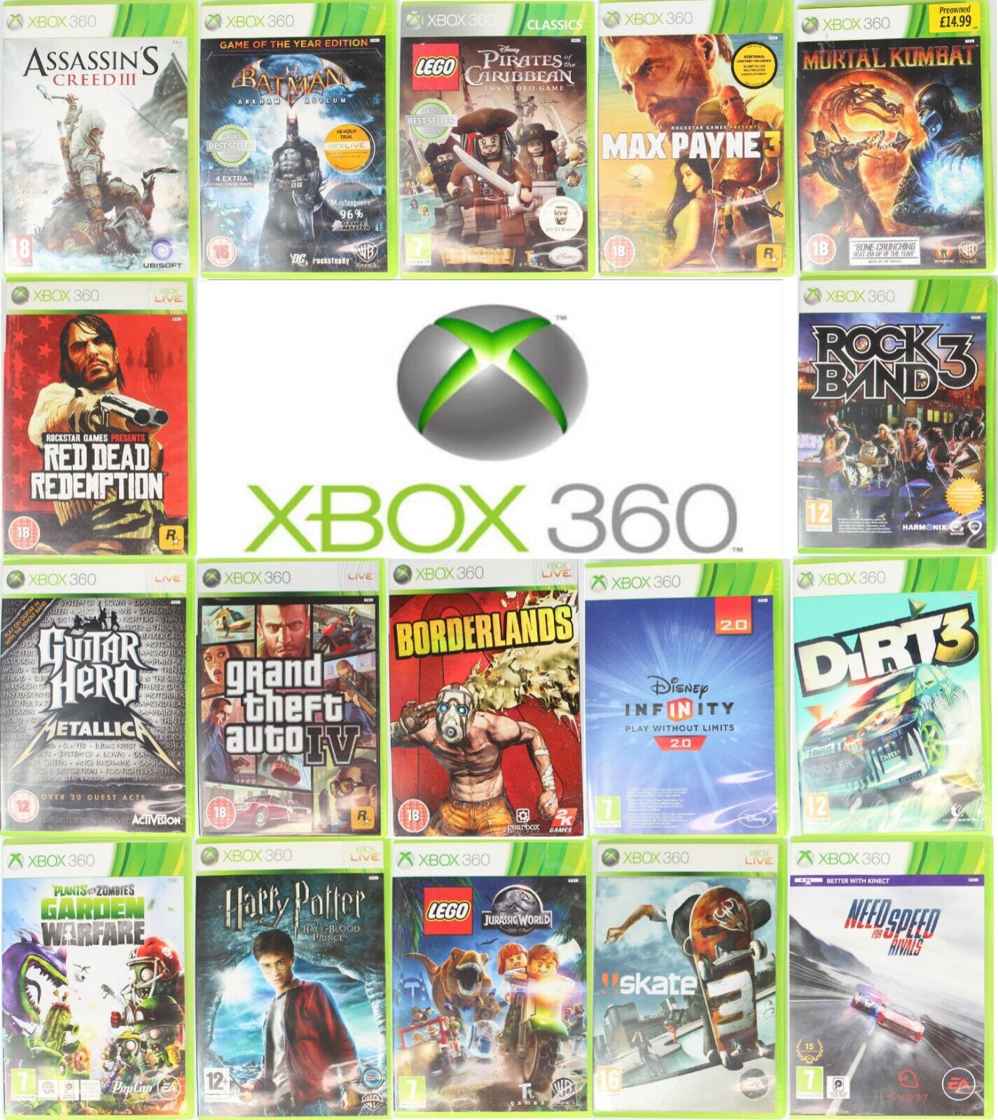 passagier erts veiligheid Microsoft Xbox 360 Games Xbox360 - Pick Up Your Game Multi Buy Discount |  eBay