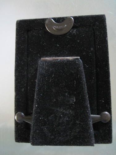 Mini Leder Bilderrahmen 2” x 3” Staffelei Rückseite mit Glas - Bild 3 von 3