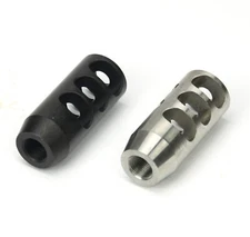 All Steel 1/2x28 TPI Short Competition Muzzle Brake for .223/5.56/.22LR