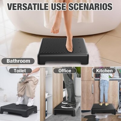HBTower Step Stool, Mobility Step Stool for Adults & Seniors, Non-Slip Platform