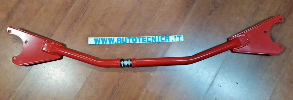 BARRA DUOMI ANTERIORE SUPERIORE AUTOBIANCHI A112 ABARTH IN ACCIAIO REGOLABILE  - Imagen 4 de 4