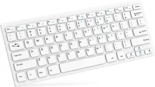 BoYata Wireless Keyboard, Ultra Slim Keyboard with Type-C Converter Compatible