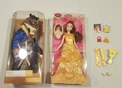 belle and beast dolls