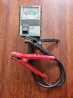 Associated 6/12 Volt Battery Tester Model 6026 Battery Load Test Charge system