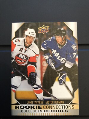 RC-3 John Tavares / Victor Hedman Rookie Connections Tim Hortons Greatest Duos