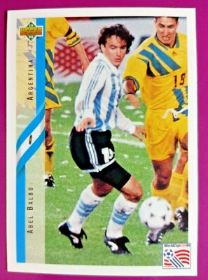 A. Balbo, ARGENTINA-N.196-WORLD Cup USA 94 Collectible Card Der Upper D. E.C. K