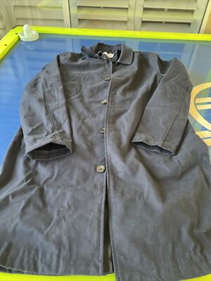Top man navy blue trenchcoat M