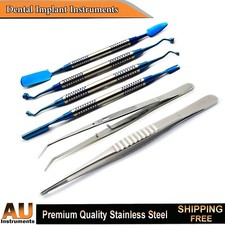 Implante Dental Cirugía Oral PRF Kit Instrumentos Algodón Apósito Pinzas Laboratorio