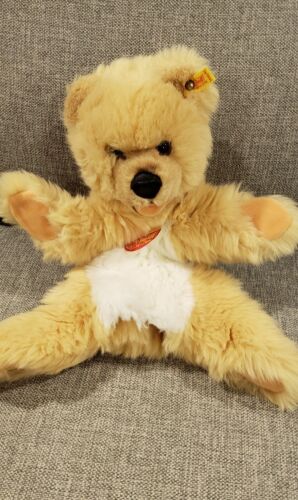 New With Tags Vintage Steiff Mimic Bear Elbow Puppet Ear Tag 3490/45 - Picture 1 of 10