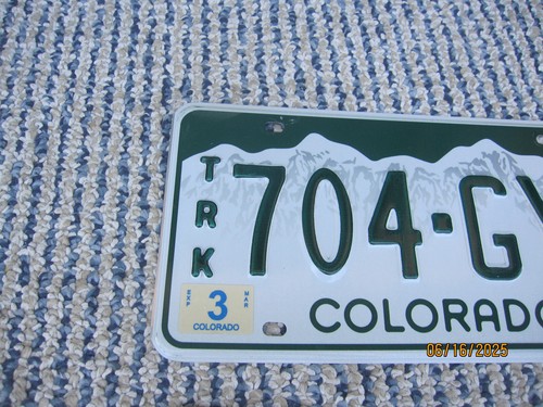 Colorado License Plate Pair TRK # 704-GUY 2005 sticker - Picture 3 of 8