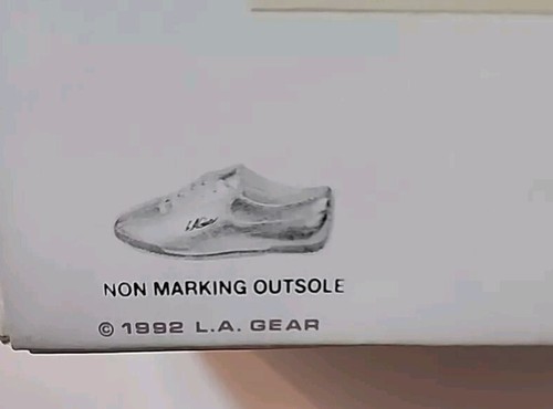 Vtg LA Gear Gold "Workout Mylar" Sneakers New in Box #683 Lace Ups 6.5 1992 - Picture 21 of 21