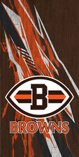 One Cleveland Browns Cornhole Board Wrap