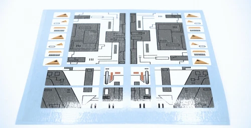 Custom Replacement Stickers for Star Wars Republic Gunship 7163