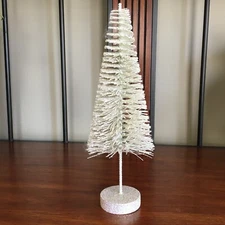 Ino Schaller Bayern Germany Inscha Deko Handwerk Gold Glitter Bottle Brush Tree