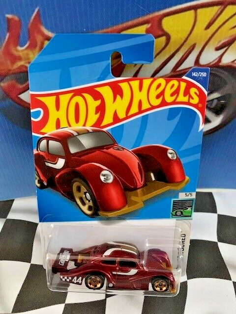 Hot Wheels 2022 HW Contoured 5/5 142 Volkswagen Käfer Racer Red RSW