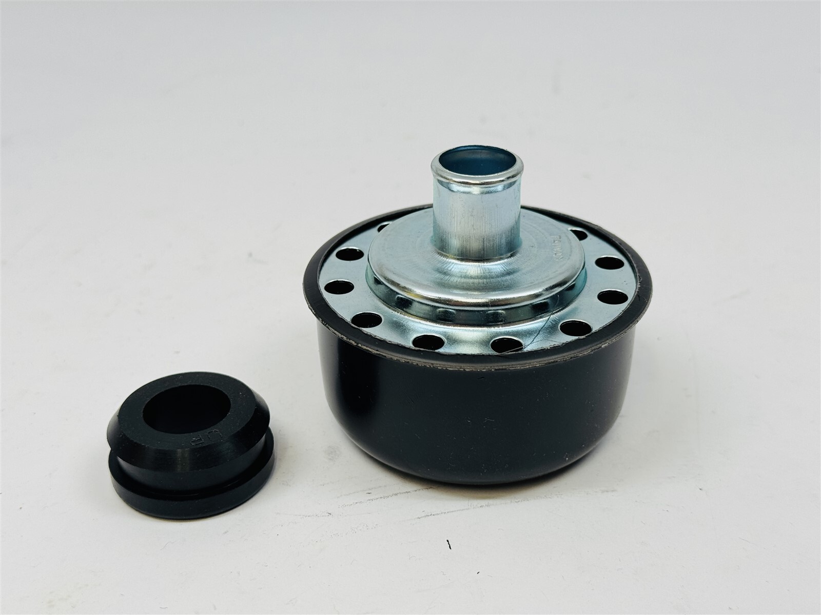 Black Push In Valve Cover Breather 1" Hole Chevy Ford Mopar SBC BBC Hot ...