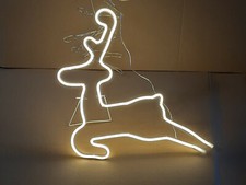 Rentier LED 3D Lichtschlauchfigur IP44 Renntier Geschenk Weihnachtsbeleuchtung