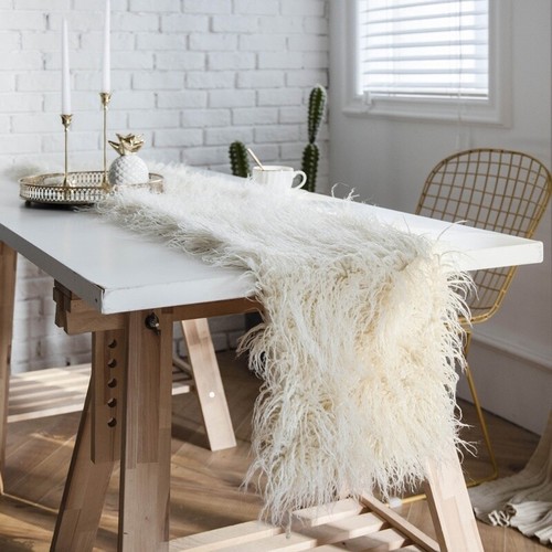 European Plush Table Runner Banquet Table Decoration Rectangle Cabinet Cover - Picture 2 of 17