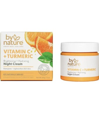 PACK OF 2 - By Nature Brightening Night Cream With Vitamin C & Turmeric