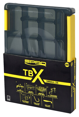 Spro TBX Tackle Box S25 Dark High End Zubehörbox 17,5x12,5x2,5cm NEW