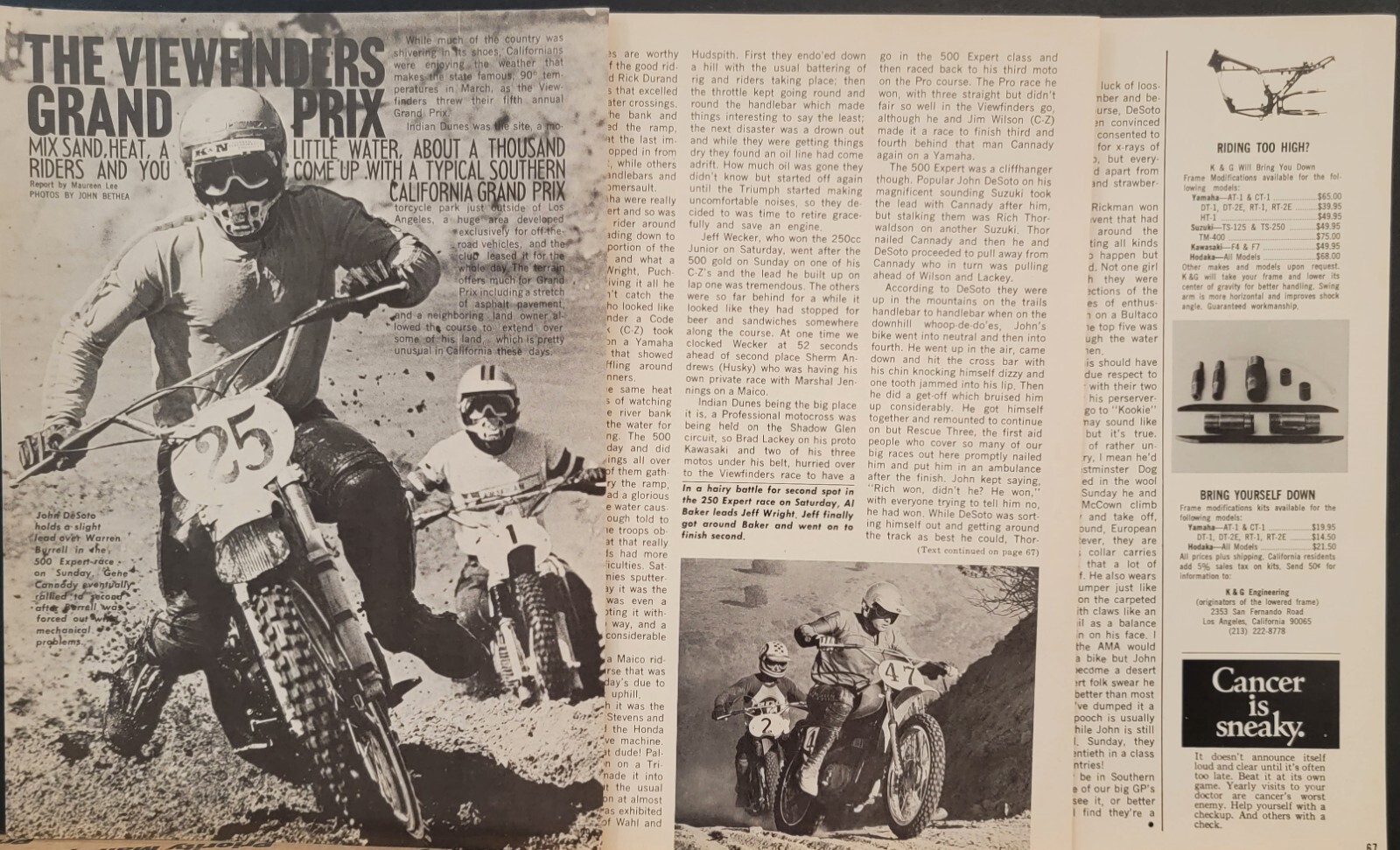 1972 Viewfinders Southern California Grand Prix 4p Motorcycle Race