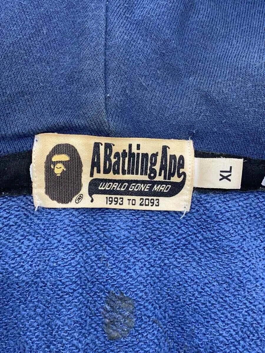 A BATHING APE (BAPE) Felpa con cappuccio e zip A BATHING APE taglia XL Cotone 001ZPH8010M usata