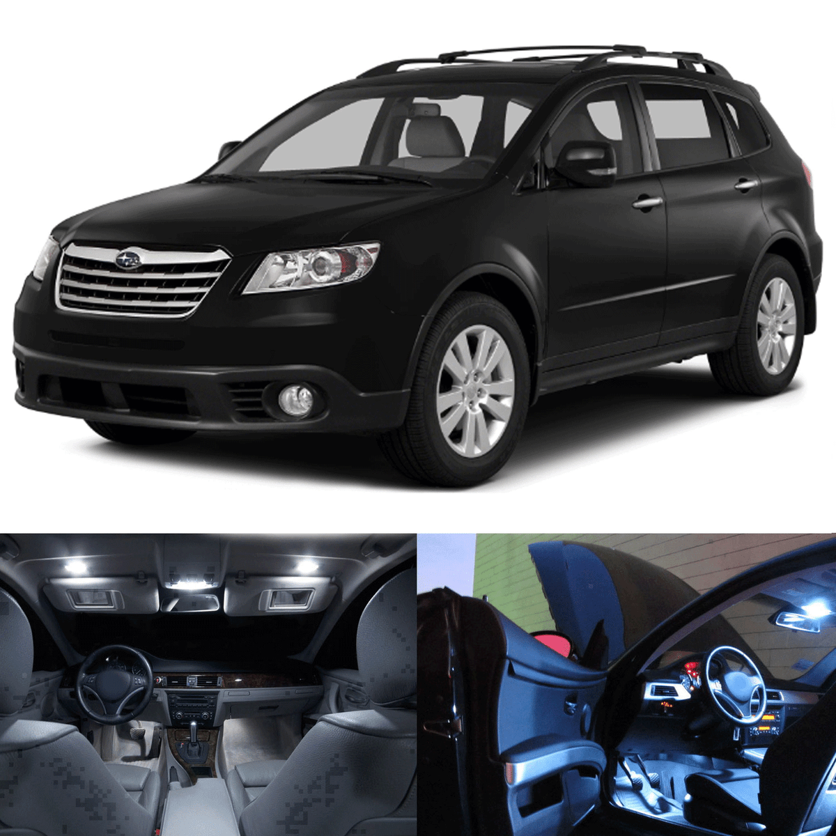 LED Interior Light Kit RRF12 Replacement For SUBARU Tribeca 2006 2007 2008 2009 2010 2011 2012 2013 2014 Super Bright 6000k White