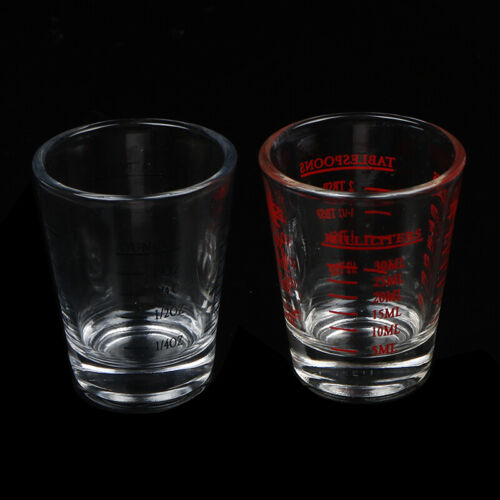 1Pc 30 ML Glass Measuring Cup With Scale Shot Glass Liquid Glass Ounce Cup; - Picture 3 of 12