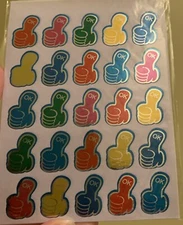 OK Patterned  Mini Foil Stickers Papercraft Planner Supply Crafts 25 Pcs