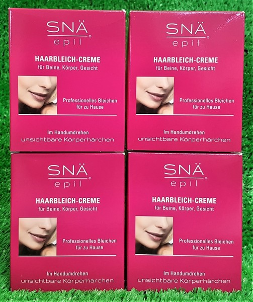 (60,57€/Kg) 4X SnÄ Epil Haarbleich Creme Set FüR Gesicht U. KöRper Versand 0€-image
