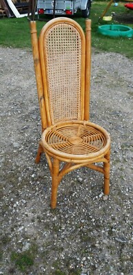 Bambus Stuhl Rattan Bambusmbel Designerstuhl Sitzmbel Esszimmer Holz  gebraucht | eBay.de