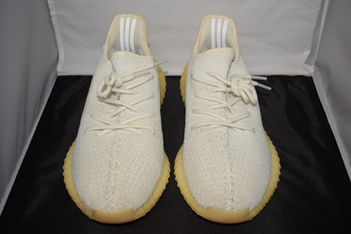 Size 9.5 - adidas Yeezy Boost 350 V2 Low Cream White / Triple White - CP9366 #1 - Picture 2 of 5